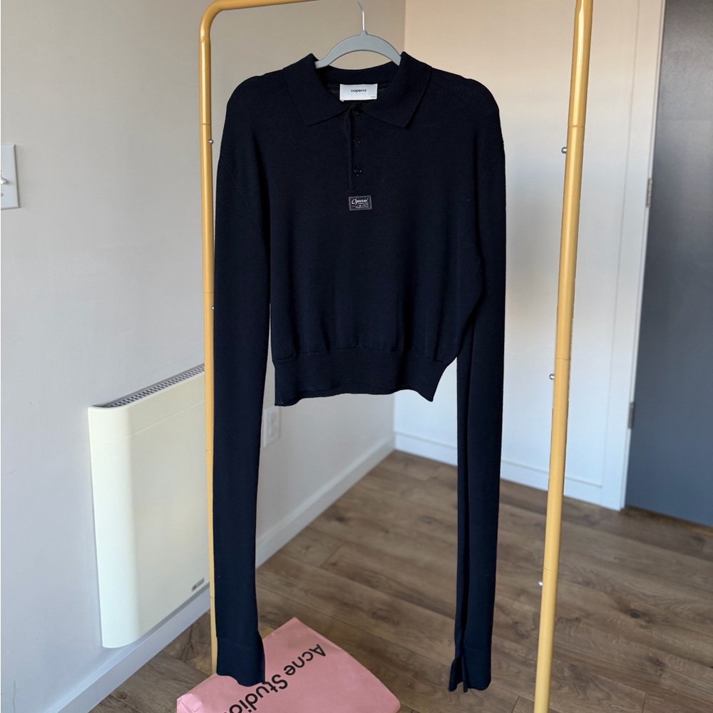 Coperni Dark Navi Polo Shirt